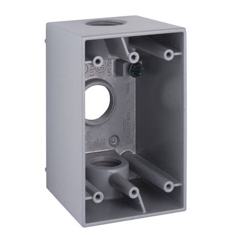 deep gang electrical box|single gang electrical outlet box.